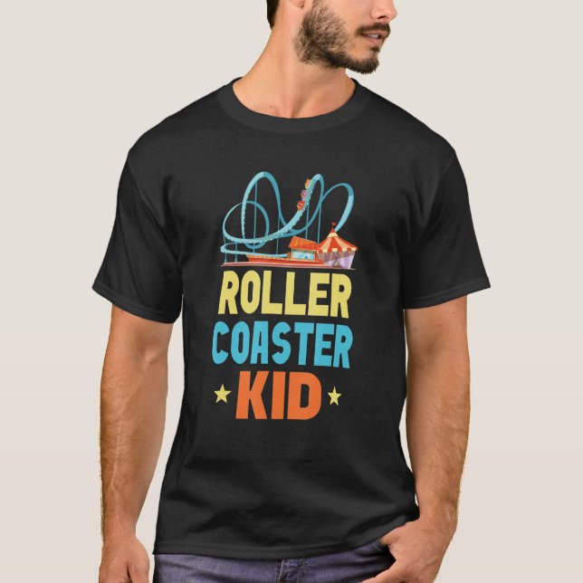 T-shirt Dessous de verre à rouleaux pour enfants Dessous d (Devant)