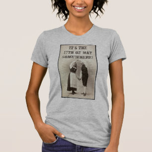 T-shirt Dessus de 1900 de Norvégien danseurs de Bunad