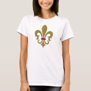 T-shirt dessus de fleur de lis