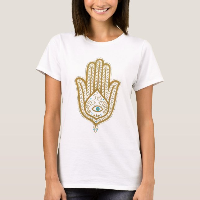 T-shirt Dessus de Hamsa (Devant)