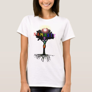 T-shirt Dessus de Namaste Chakra
