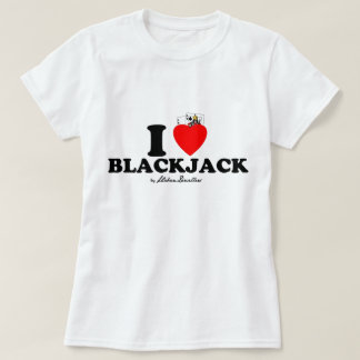 T-shirt Dessus de nerf de boeuf d'amour de Ladys I