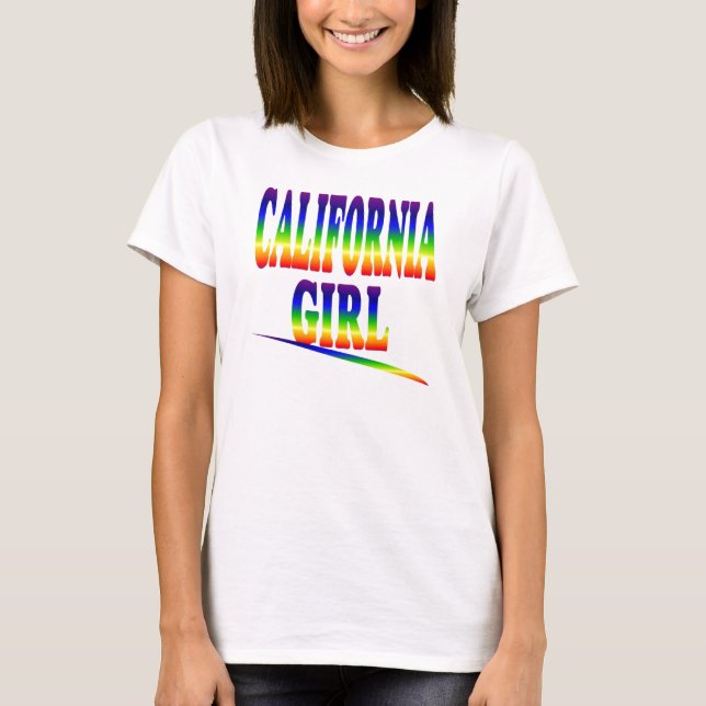 T-SHIRT DESSUS DE SPAGHETTI DE FILLE DE DAMES LA (Devant)