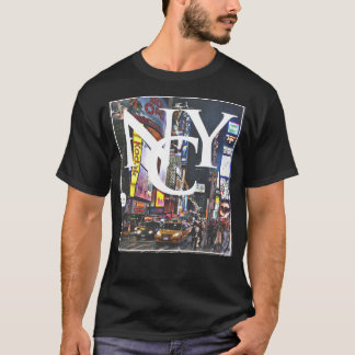 T-shirt Dessus du concepteur des hommes de NYC