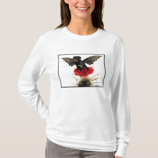 T-shirt Dessus féerique de dames de chien de rottweiler