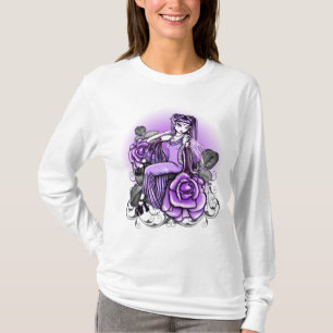 T-shirt Dessus féerique rose de violette d'affinité