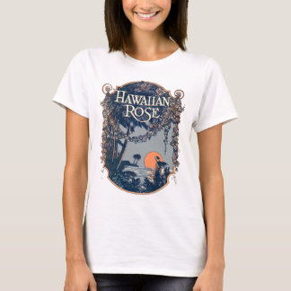 T-shirt Dessus rose de spaghetti de dames de Hawaïen
