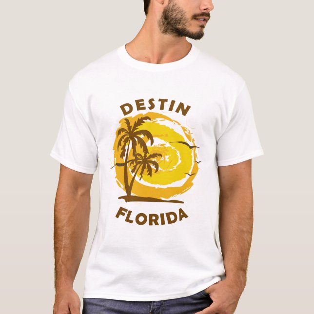 T-shirt Destin d'été - floride (Devant)
