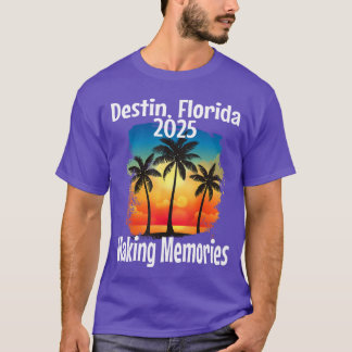 T-shirt Destin Florida 2025 Faire des souvenirs vacances p