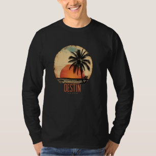 T-shirt Destin Florida FL Beach Famille Vacances Tropical 