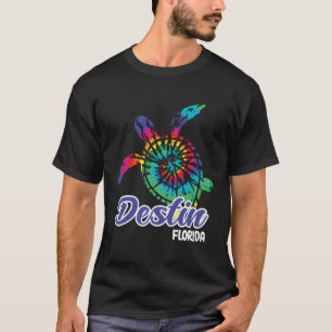 T-shirt Destin Florida Souvenirs Destin Beach Tie Dye Sea