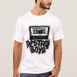 T-shirt Destroy Boys Cassette Punk, Garage Rock Destroy Bo