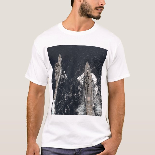 T-shirt destroyer de missiles guidés USS Gridley (Devant)