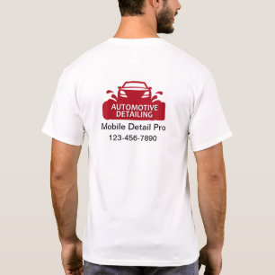 T-shirt Détail Automobile Personnel Budget Shirts de trava
