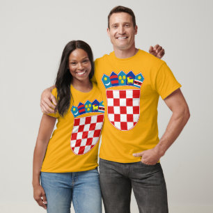 T-shirt Détail des armoiries de Croatie