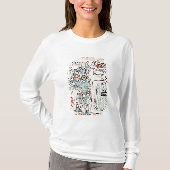 T-shirt Détail d'un codex maya (Devant)