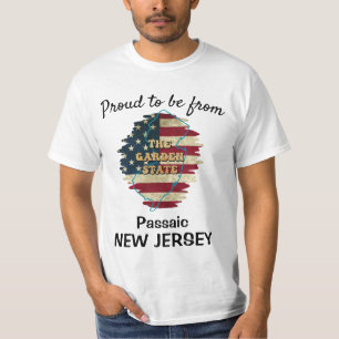 T-shirt d'état New Jersey personnalisé