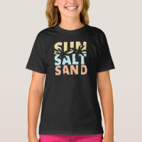 T-shirt d'été de la plage de sable de soleil