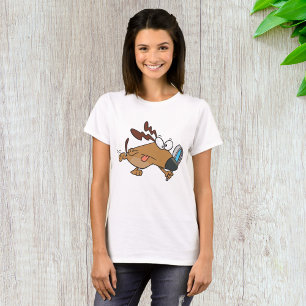 T-shirt Détecteur de chien avec verre grossissant