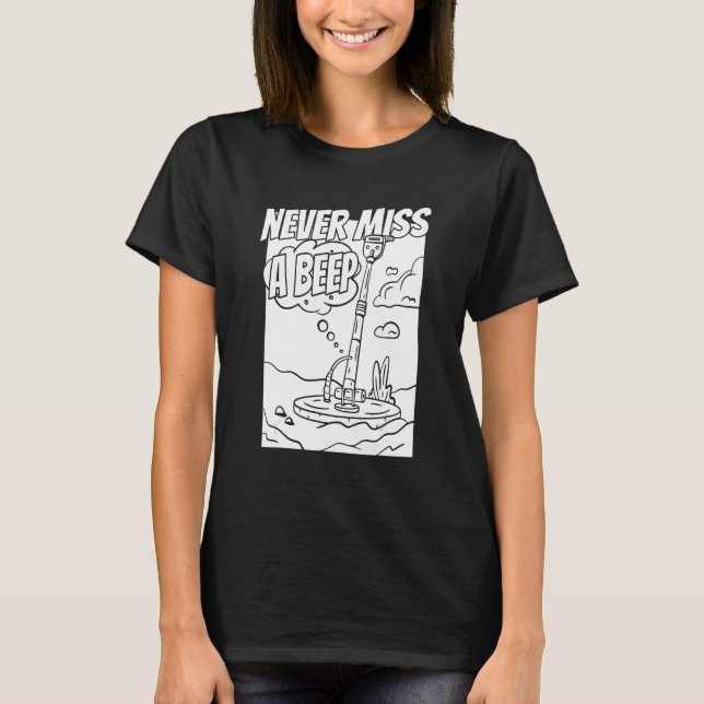 T-shirt Détecteur de métaux de prospection Mines Gems Mine (Devant)