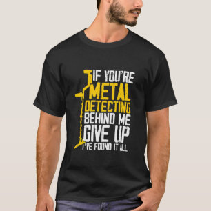 T-shirt Détecteur de métaux détectant une chasse au trésor