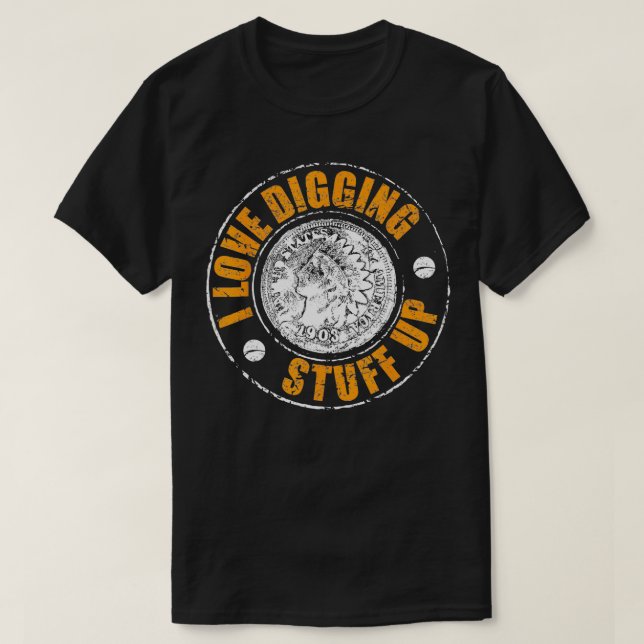 T-shirt Détection des métaux (Design devant)