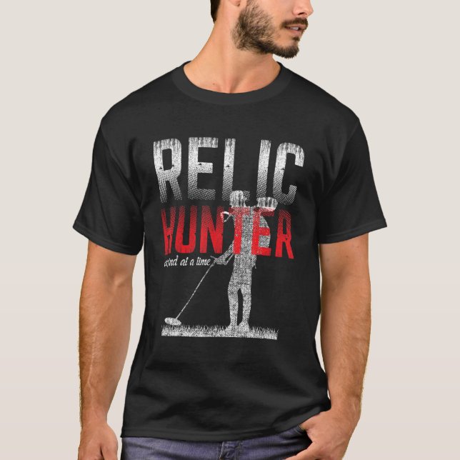 T-shirt Détection des métaux Chasse au trésor Détecteur Re (Devant)