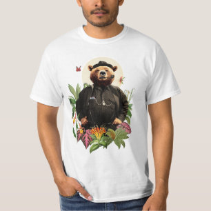 T-SHIRT DÉTECTIVE ANIMALE D'OURS DE FANCY