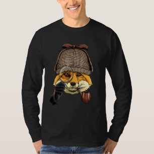 T-shirt Détective Fox Espion Inspecteur Enquêteur Privé F