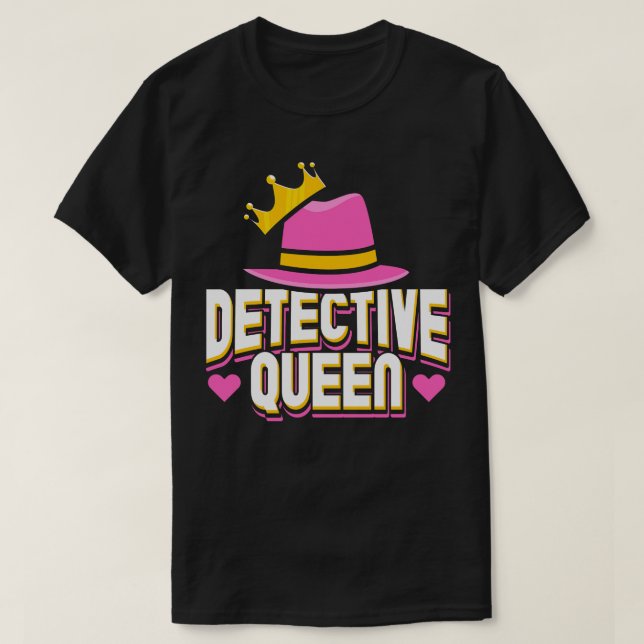 T-shirt Détective Queen (Design devant)