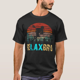 T-shirt détendez-vous joueur de crosse de brasserie
