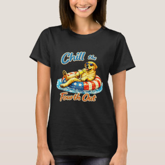 T-shirt Détendez-vous le quatrième avec humour amateur de 