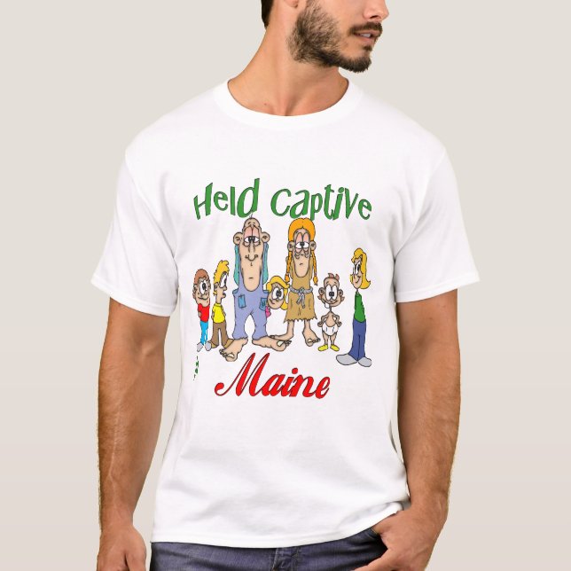 T-shirt détenu captif dans le Maine (Devant)