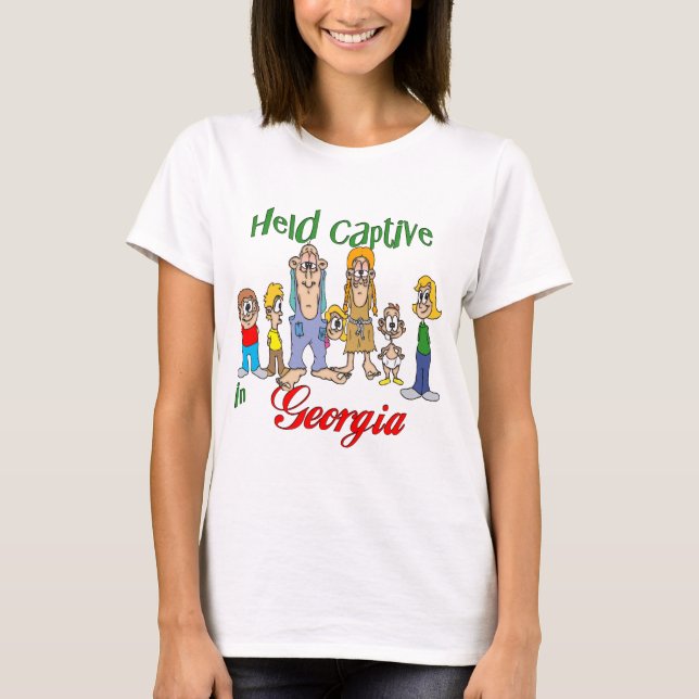T-shirt détenu en captivité en Géorgie (Devant)