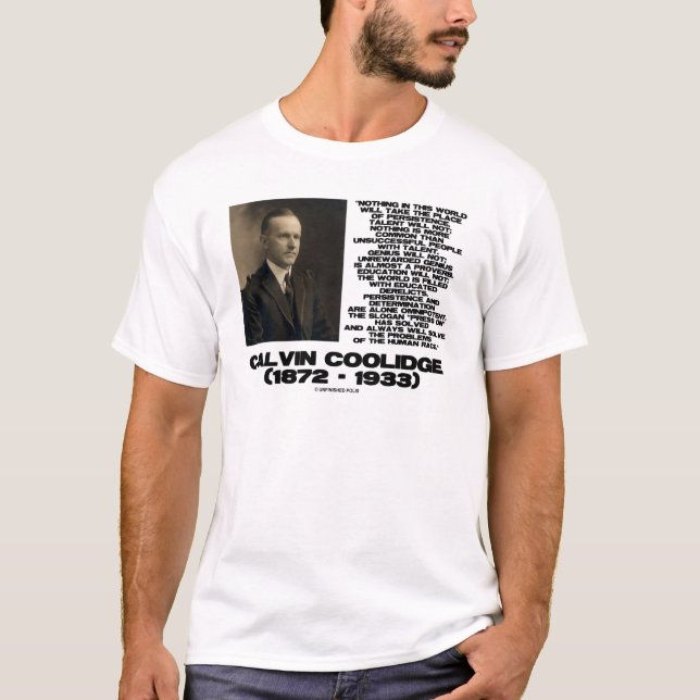 T-shirt Détermination de la persistance Coolithe omnipoten (Devant)