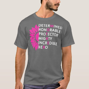 T-shirt déterminé honorable protecteur puissant incroyable