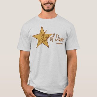 T-shirt D'étoile contours rouges russes complètement -