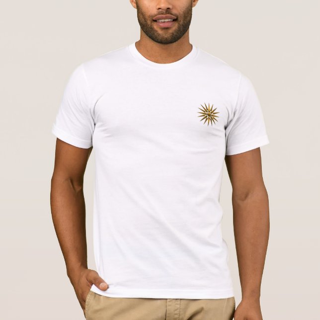 T-shirt d'étoile de Macédoine (Devant)