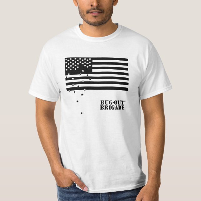 T-shirt D'étoiles filantes d'insecte chemise de brigade (Devant)