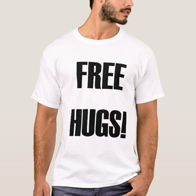 T-shirt "d'étreintes libres" (Devant)