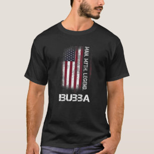 T-shirt Détresse Bubba Man Mythe Légende Grand-père Vintag