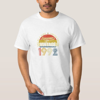 T-shirt Détresse Vintage 1992 Retro