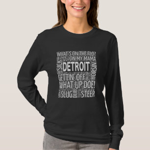 T-shirt Detroit Slang 313 Hometown Africain Américain Quoi