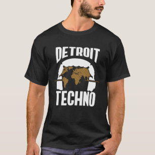 T-shirt Detroit Techno House Music Festival Synthpop EDM D
