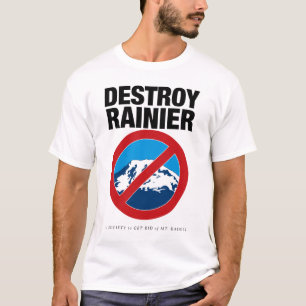 T-shirt Détruire la chemise Rainier