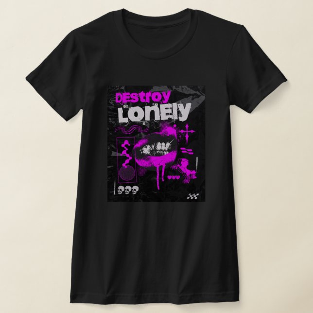 T-shirt Détruire l'essentiel seul (Poser)