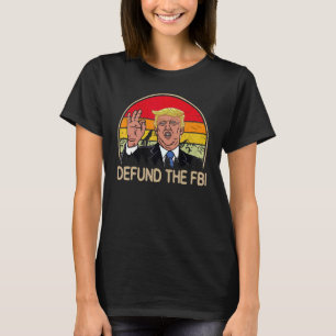 T-shirt Détruisez FBI Retro Federal Bureau Anti FBI Corru