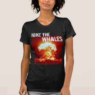 T-shirt détruisez les baleines - customisées - customisées