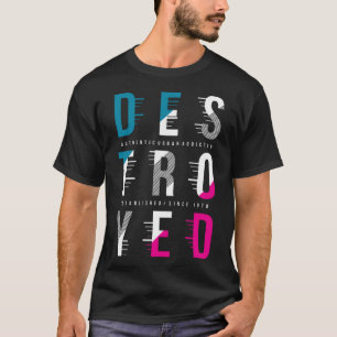 T-shirt Détruit