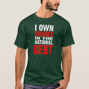 T-shirt Dette nationale (foncée) - customisé